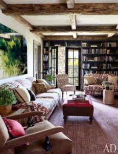 Built in bookcases are an excellent home project or improvement. Design by Markham Roberts