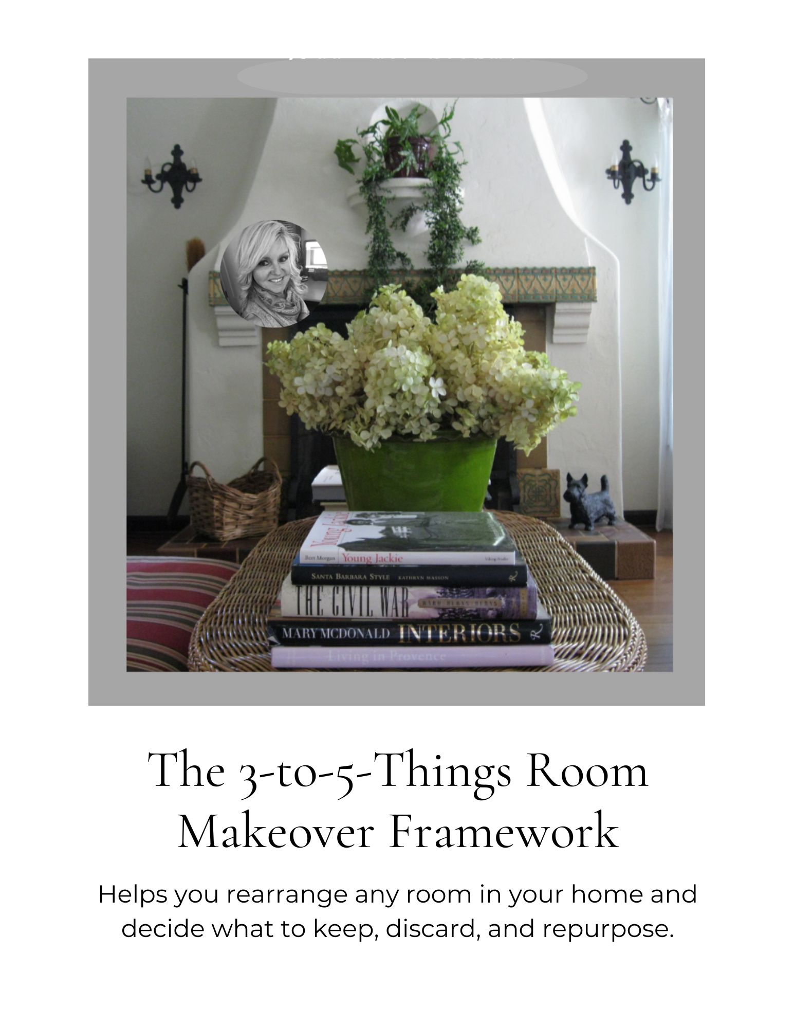 The 3-to-5-Things Home Makeover Framework Cover. Shiree Segerstrom Interior Design.